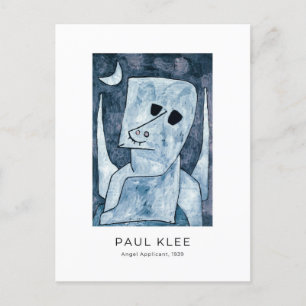 Paul Klee, Angel Applicant - モダン抽象芸術・アート ポストカード