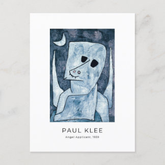 Paul Klee, Angel Applicant - モダン抽象芸術・アート ポストカード
