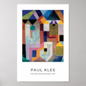 Paul Klee, Architecture カラフル - Data Art ポスター (正面)
