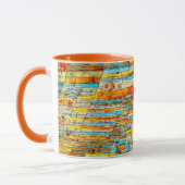 Paul Klee art:ハイウェイとバイウェイ マグカップ (左)