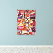 Paul Klee art:バラガーデン、有名なKlee 絵画's キャンバスプリント (インサイチュ (ウッドフロア))