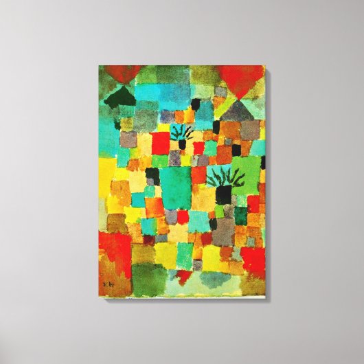 Paul Klee art：南チュニジア キャンバスプリント (正面)