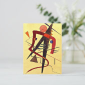 Paul Klee art:暖かい ポストカード (スタンド正面)