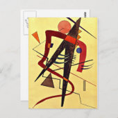 Paul Klee art:暖かい ポストカード (正面/裏面)