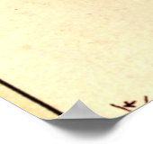 Paul Klee art：温クール度 ポスター (角)