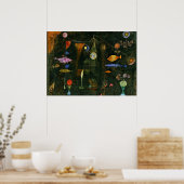 Paul Klee art：魚の魔法、有名なKlee 絵画's ポスター (キッチン)