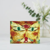 Paul Klee art: Cat and Bird ポストカード (スタンド正面)