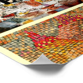 Paul Klee Art Collage with Quotation ポスター (角)