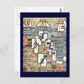 Paul Klee art: Cote de Provence ポストカード (正面/裏面)