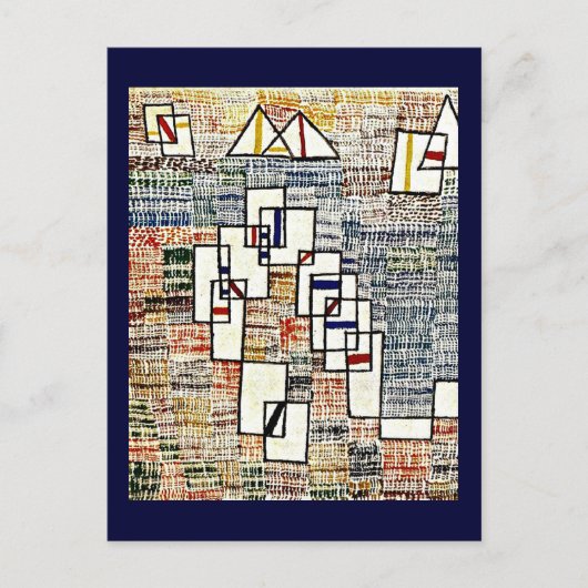 Paul Klee art: Cote de Provence ポストカード (正面)