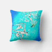 Paul Klee art: Fish Image, painting by Klee クッション (裏面)