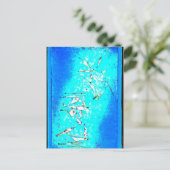 Paul Klee art: Fish Image, painting by Klee ポストカード (スタンド正面)