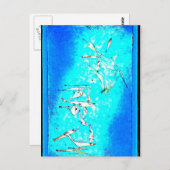 Paul Klee art: Fish Image, painting by Klee ポストカード (正面/裏面)