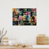 Paul Klee Art: Kiosk Architecture ポスター (キッチン)