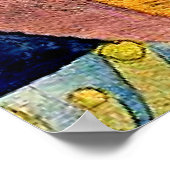 Paul Klee art, Landscape with Flags ポスター (角)