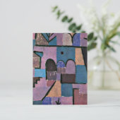 Paul Klee art: Oriental Garden ポストカード (スタンド正面)