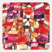 Paul Klee art - Ose Garden, painting by Klee スクエアシール (正面)