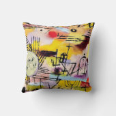 Paul Klee art: Rising Sun クッション (裏面)