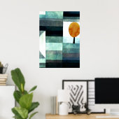 Paul Klee art: The Messenger of Autumn ポスター (ホームオフィス)