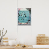 Paul Klee art, Twittering Machine ポスター (キッチン)