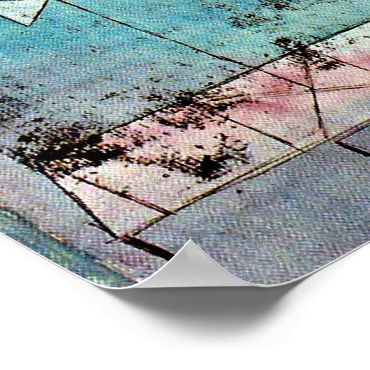 Paul Klee art, Twittering Machine ポスター (角)