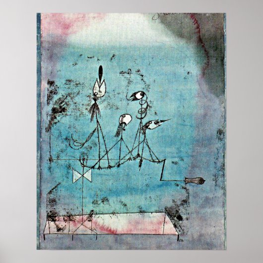 Paul Klee art, Twittering Machine ポスター (正面)