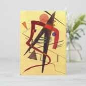 Paul Klee Art: Warm、有名な抽象芸術絵画ズ シーズンカード (スタンド正面)