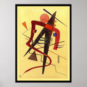 Paul Klee Art: Warm、有名な抽象芸術絵画ズ ポスター (正面)