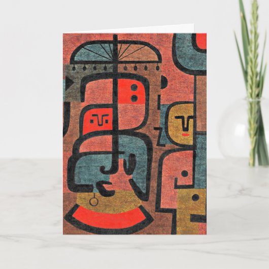 Paul Klee artwork, Exotic カード (正面)