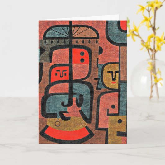 Paul Klee artwork, Exotic カード (黄色い花)