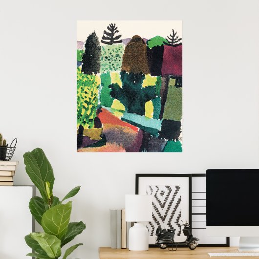 Paul Klee artwork, Park, ポスター (ホームオフィス)