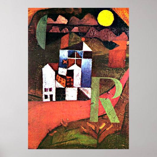 Paul Klee artwork, Villa R ポスター (正面)