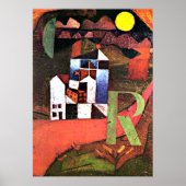 Paul Klee artwork, Villa R ポスター (正面)