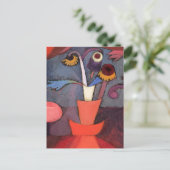 Paul Klee, Autumn Flower, ポストカード (スタンド正面)