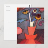 Paul Klee, Autumn Flower, ポストカード (正面/裏面)