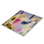 Paul Klee, Black Columns in a Landscape, タイル (側面)