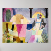 Paul Klee, Black Columns in a Landscape, ポスター (正面)