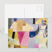 Paul Klee, Black Columns in a Landscape, ポストカード (正面/裏面)