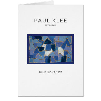 Paul Klee, Blue Night (1937) -ファインアートカード