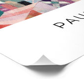 Paul Klee, Burgggarten - カラフル抽象芸術・アート フォトプリント (角)