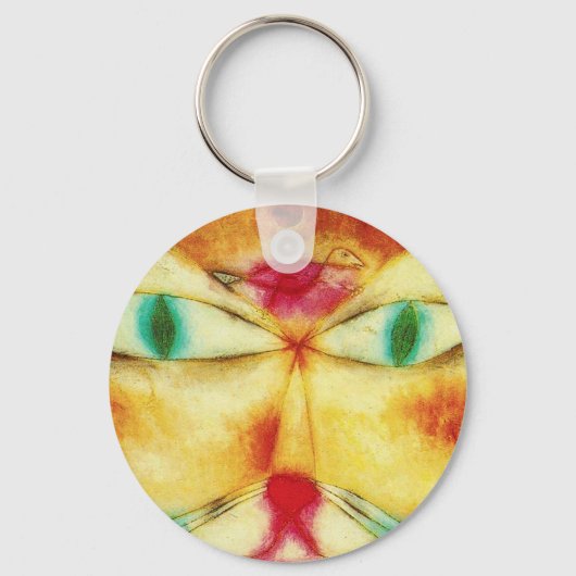 Paul Klee Cat and Bird Key Chain キーホルダー (正面)