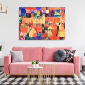 Paul Klee - City with the Three Domes キャンバスプリント (インサイチュ (リビング))