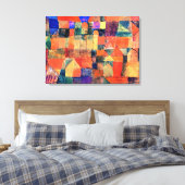 Paul Klee - City with the Three Domes キャンバスプリント (インサイチュ (寝室))