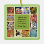 Paul Klee CollageとQuotation セラミックオーナメント<br><div class="desc">Paul Kleeコラージュと引用</div>