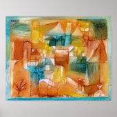 Paul Klee, Fascade Brown-Green, ポスター (正面)