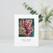 Paul Klee, Fireピエロ- カラフル抽象芸術 ポストカード (スタンド正面)