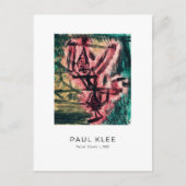 Paul Klee, Fireピエロ- カラフル抽象芸術 ポストカード (正面)