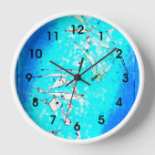 Paul Klee: Fish Image 壁時計 (正面)