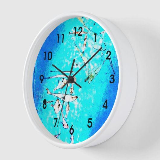 Paul Klee: Fish Image 壁時計 (傾斜)