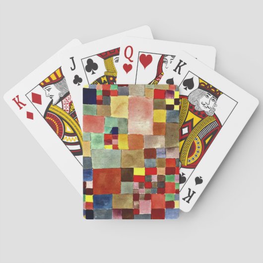 Paul Klee - Flora on Sand トランプ (裏面)